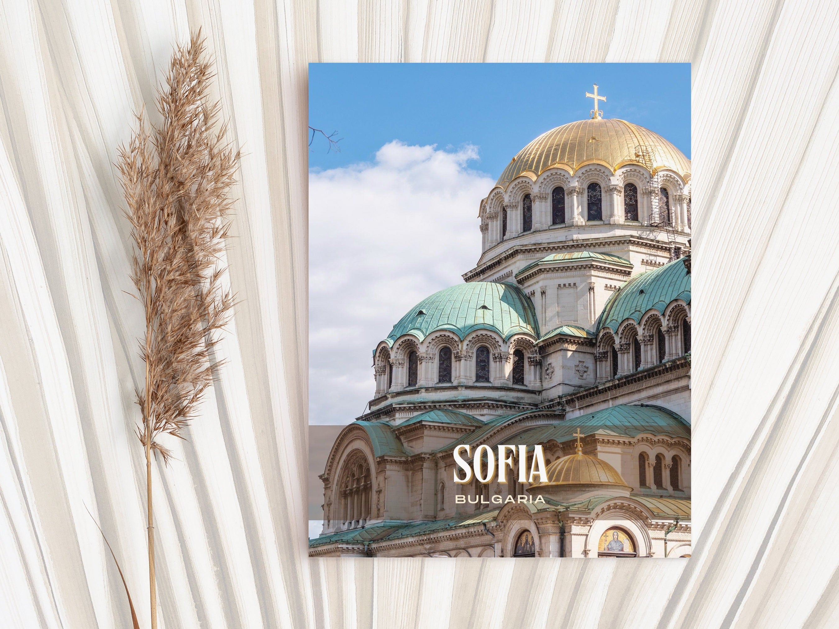 Sofia Retro Wall Art, Sofia Canvas, Sofia Photo, Sofia, Bulgaria